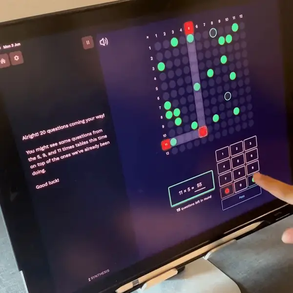 Synthesis Tutor: la app de matemática en una tablet